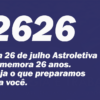 Astroletiva 26 anos